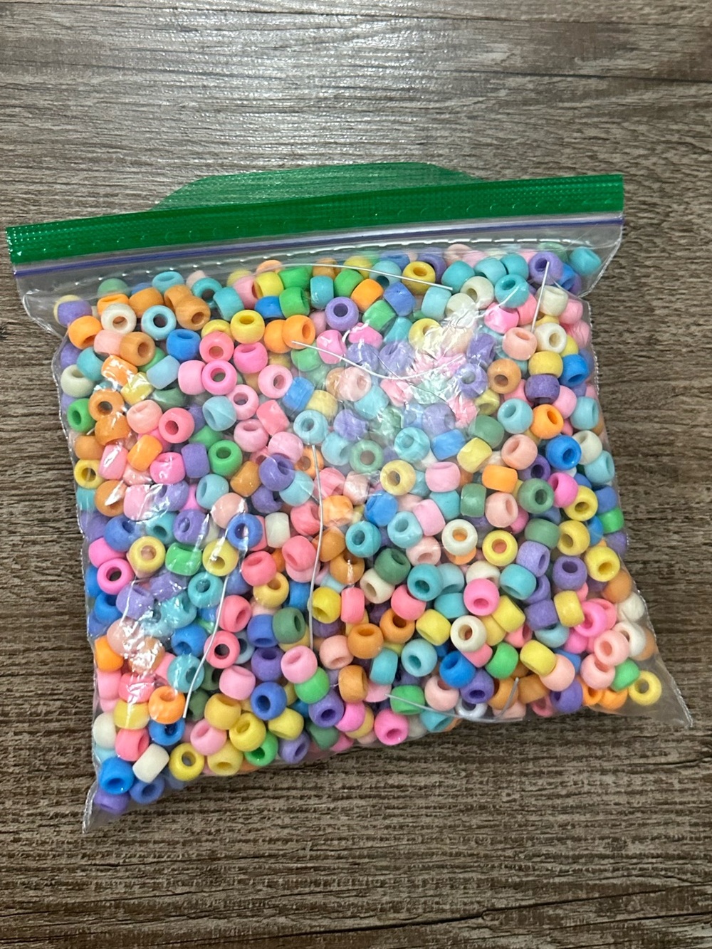 Pastel Multi-Color Kids Pony Beads for Hair & Crafts